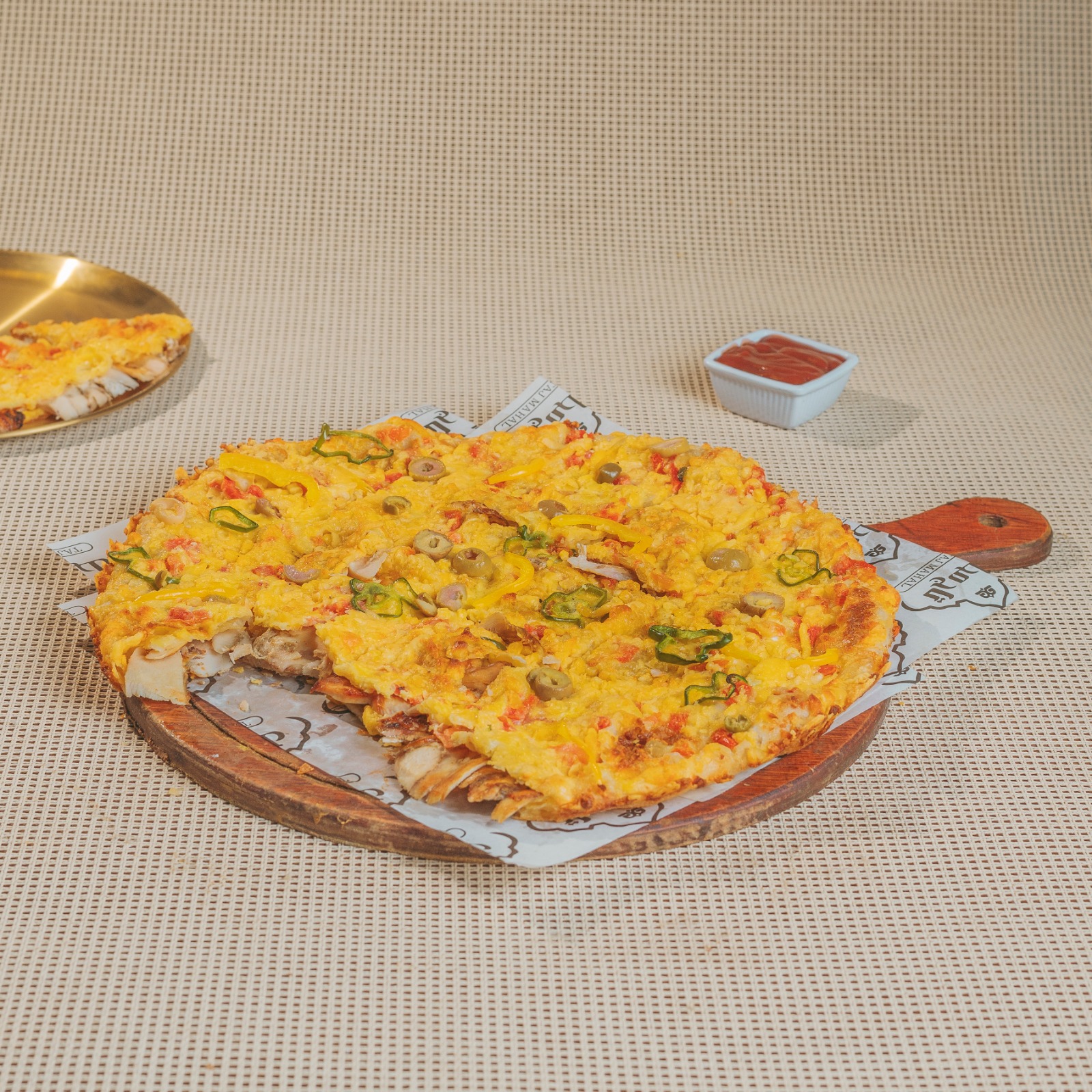 فطيرة شاورما فراخ