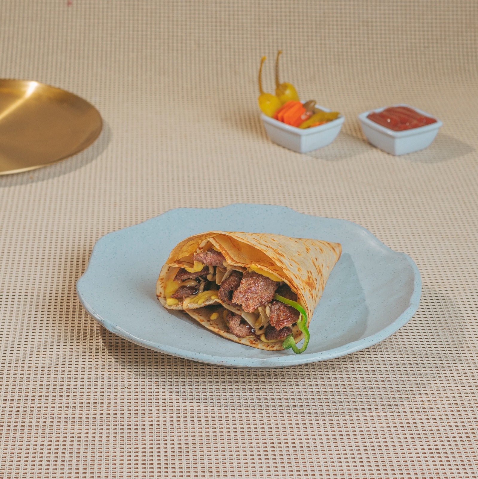 كريب كفتة لحم