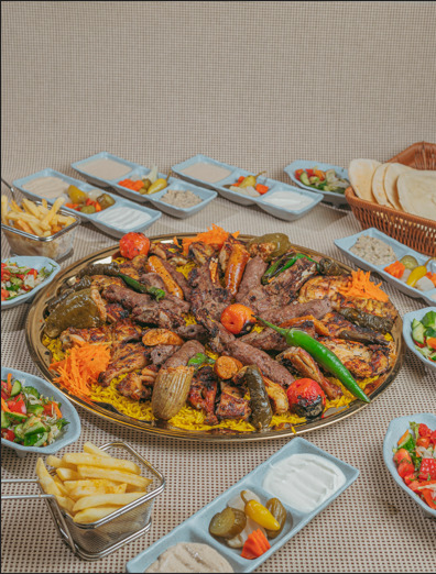 صنية بدوي ( 5 افراد )