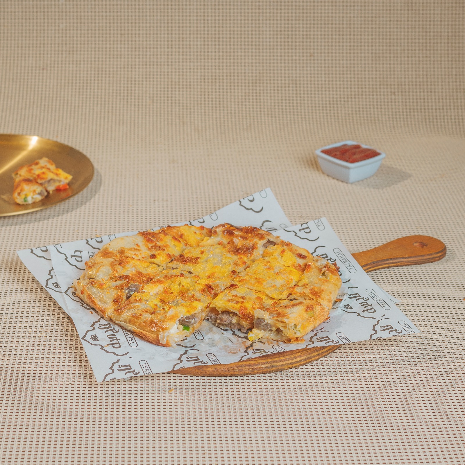 فطيرة سجق كيري " حشو داخلي "