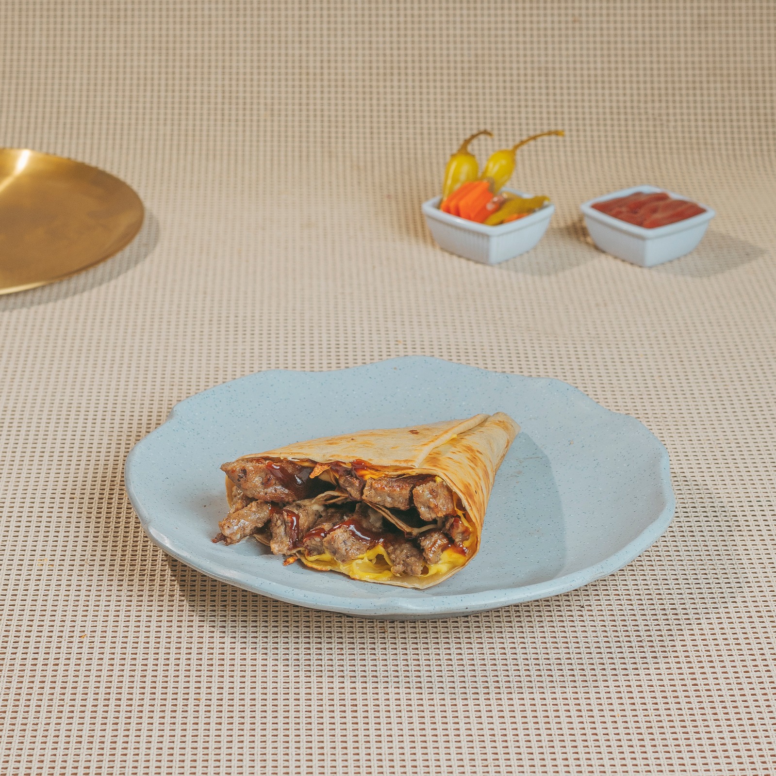 كريب برجر لحم