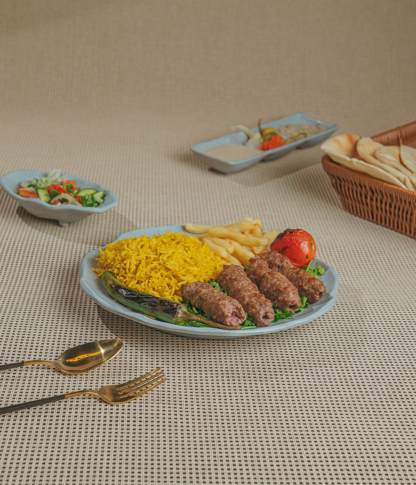 وجبة كفتة عالفحم ( 250 جرام )