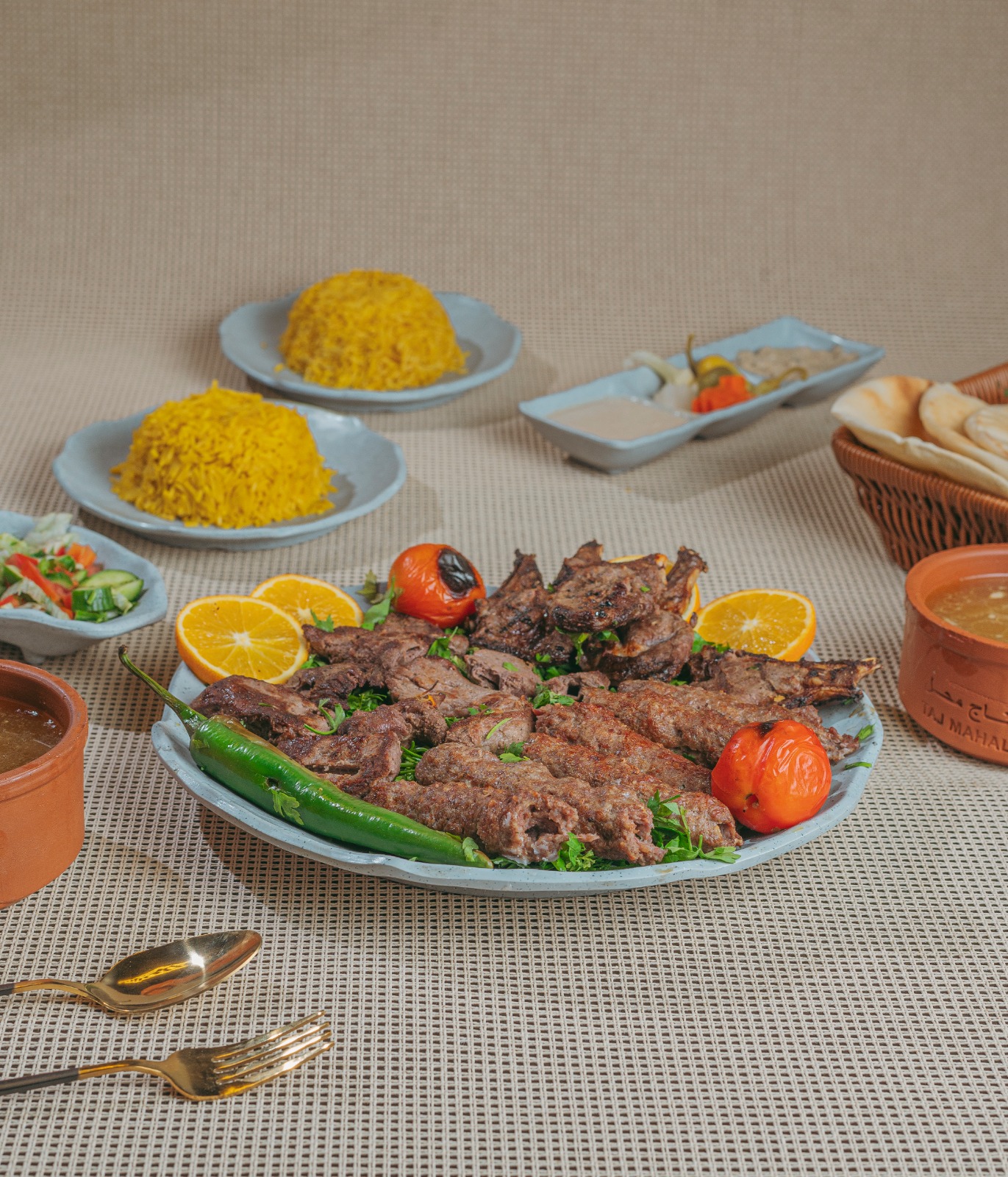 مشكل VIP ( ريش + كباب + كفتة )