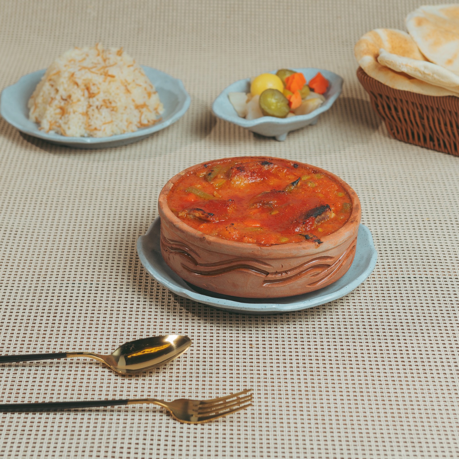 طاجن خضار باللحمة